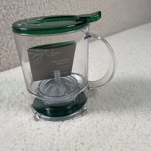 Teavana Perfectea Maker Loose Leaf Tea Infuser Dark Green 16 oz Steeper